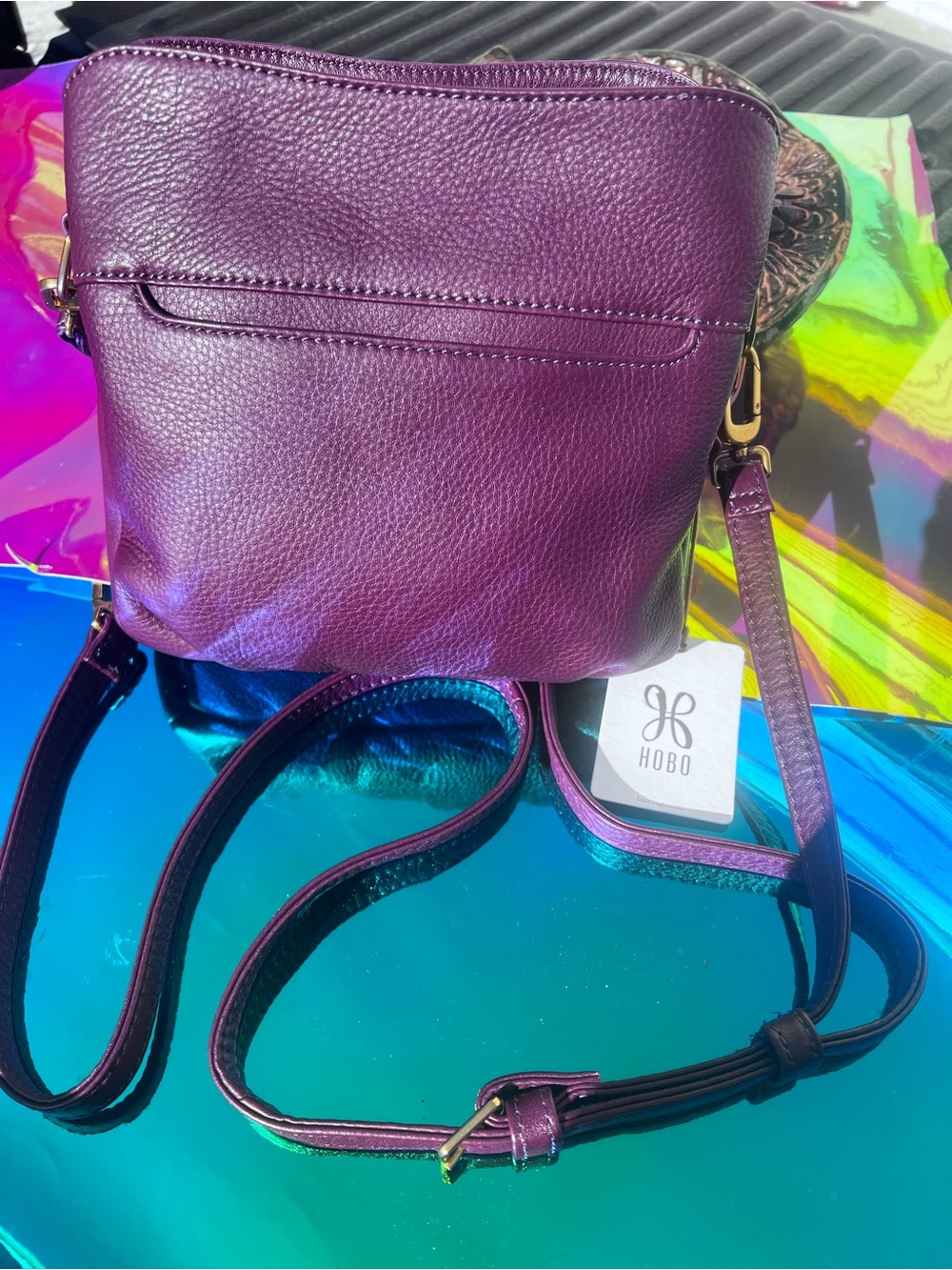 NWT HOBO Starr Convertible Crossbody Leather Mulberry Shoulder Bag
